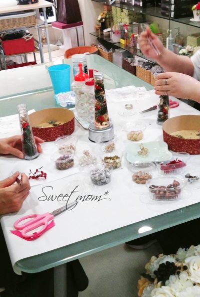 クリスマスハーバリウム